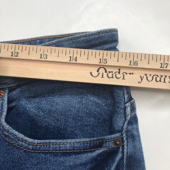 DL1961 Chrissy Trimtone Skinny Crop Womens 32 Medium Blue Professionally Altered - Picture 10 of 12